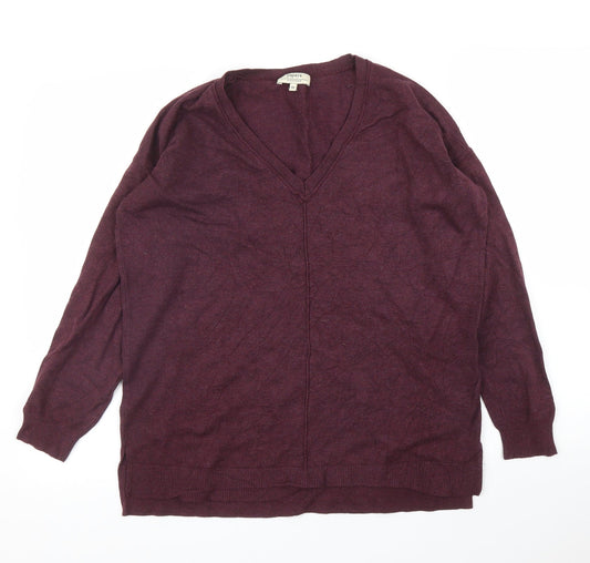 Papaya Mens Purple   Pullover Jumper Size M