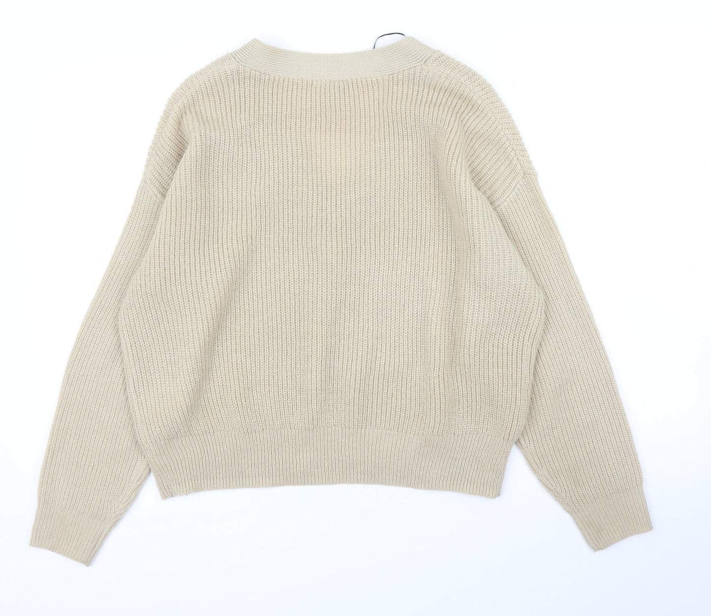 H&M Womens Beige   Pullover Jumper Size S