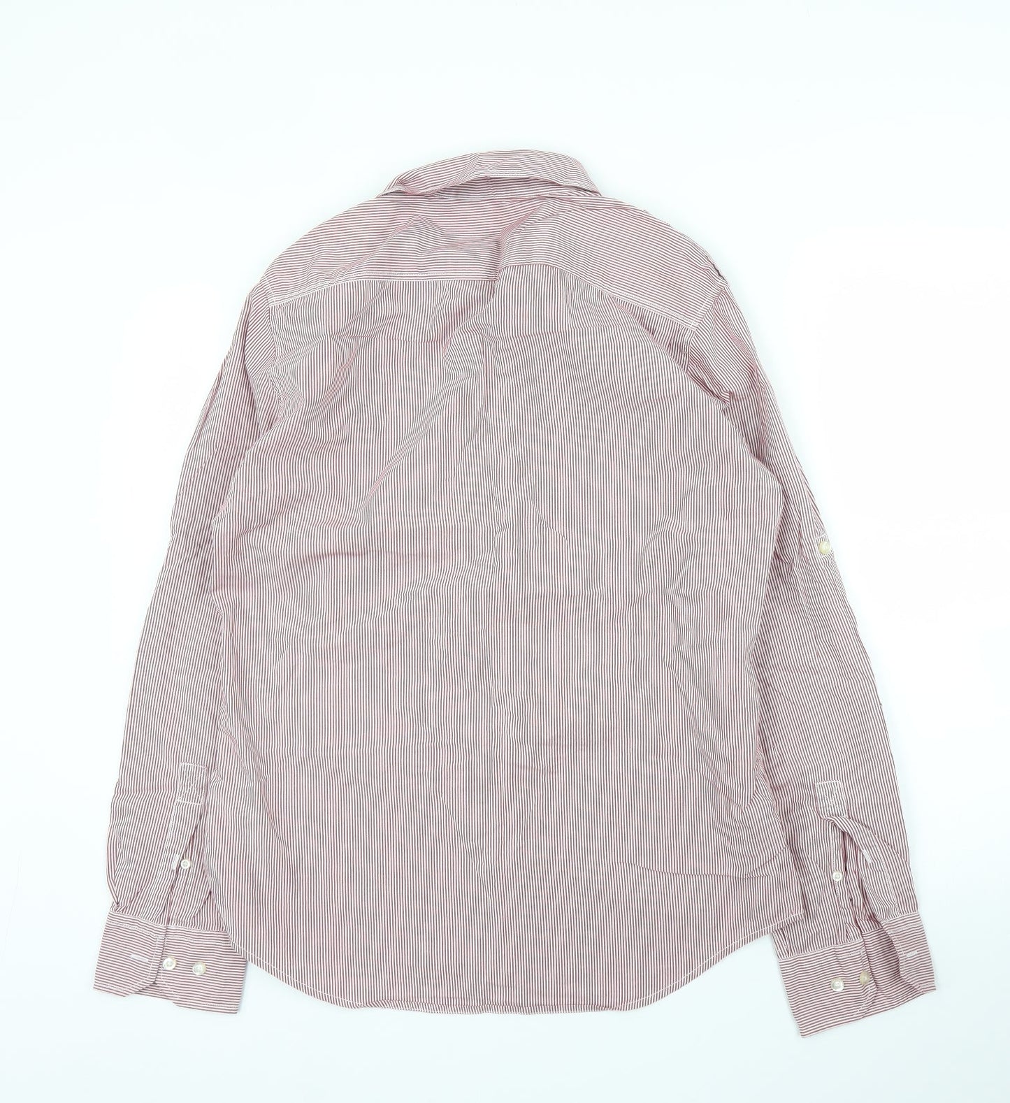NEXT Mens Purple Striped   Button-Up Size M