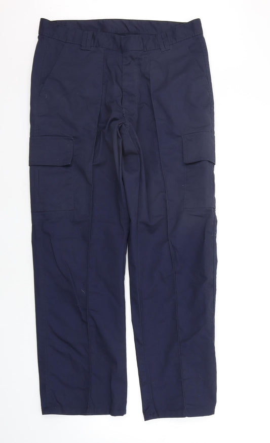 Uneek Womens Blue   Trousers  Size 34 in L29 in