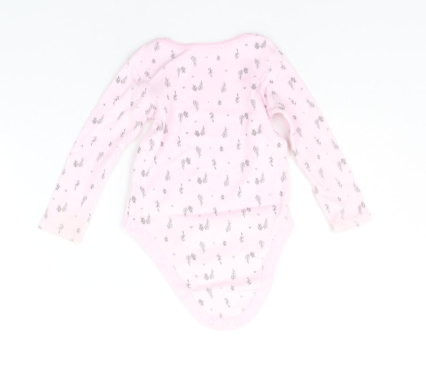 F&F Baby Pink Geometric  Babygrow One-Piece Size 12-18 Months