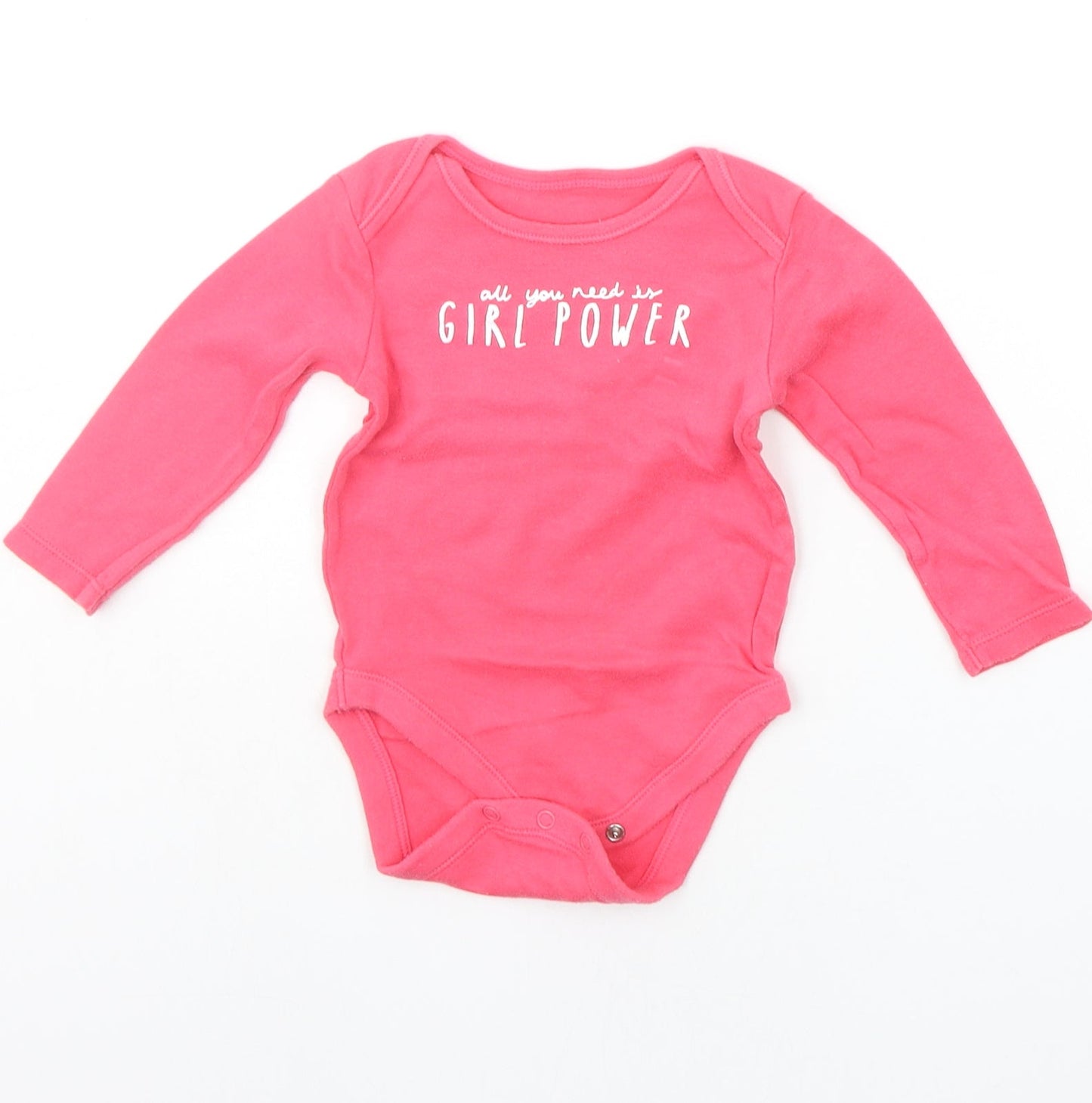 George Baby Pink   Babygrow One-Piece Size 9-12 Months