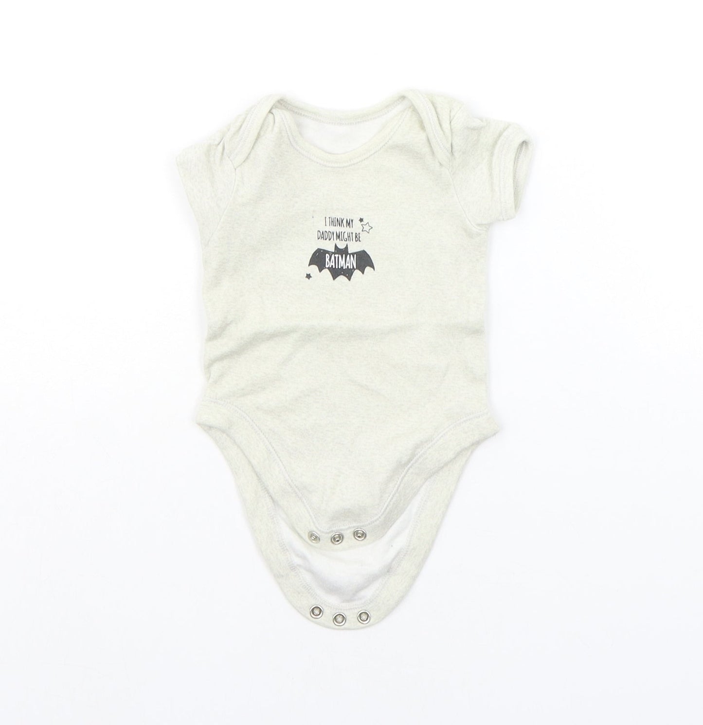 George Baby Grey   Babygrow One-Piece Size 3-6 Months