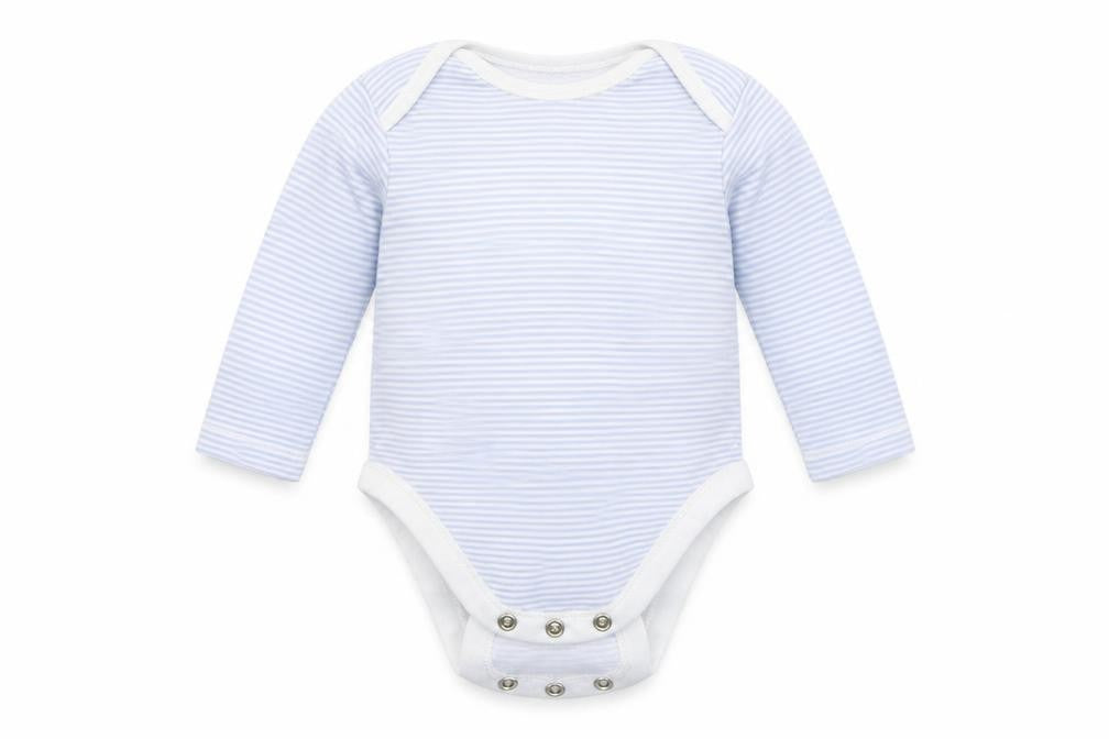 George Baby Blue Striped  Babygrow One-Piece Size 3-6 Months