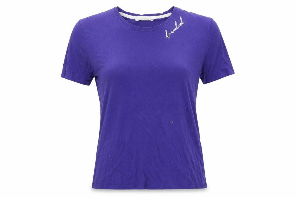 Marks and Spencer Womens Purple   Basic T-Shirt Size 8