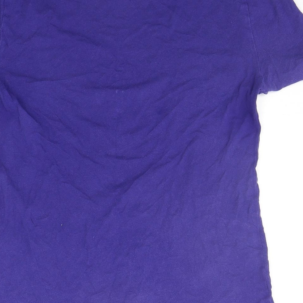 Marks and Spencer Womens Purple   Basic T-Shirt Size 8