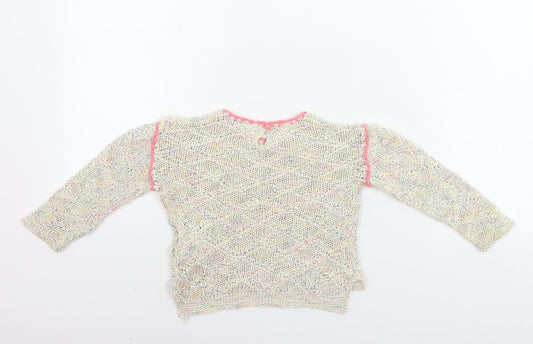 Zara Girls Beige   Pullover Jumper Size 2-3 Years