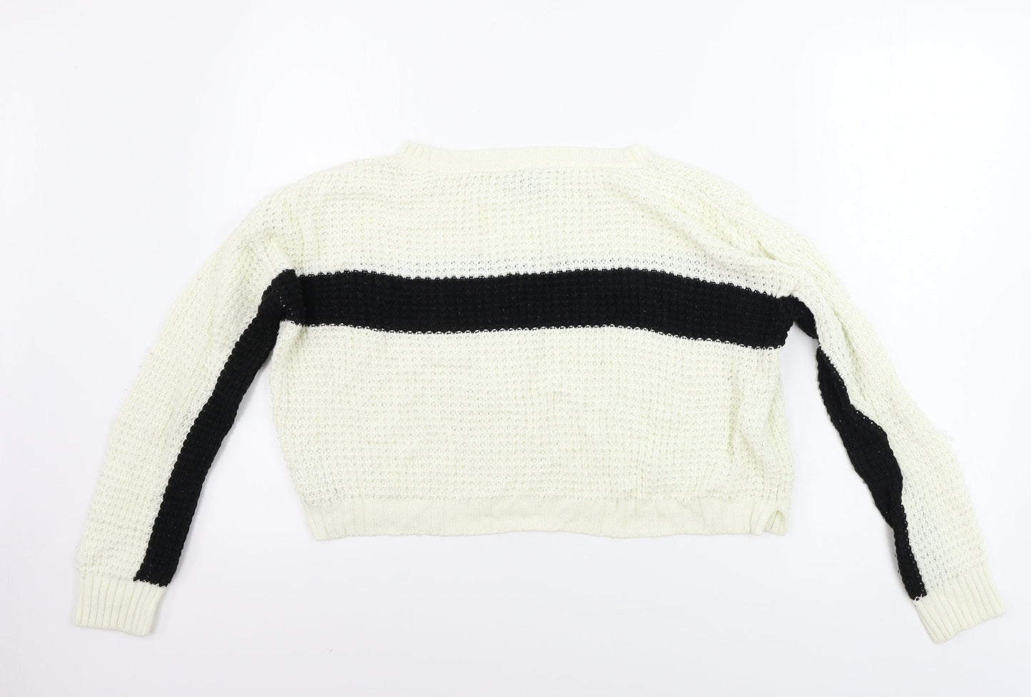 Topshop  Womens Ivory   Pullover Jumper Size 8