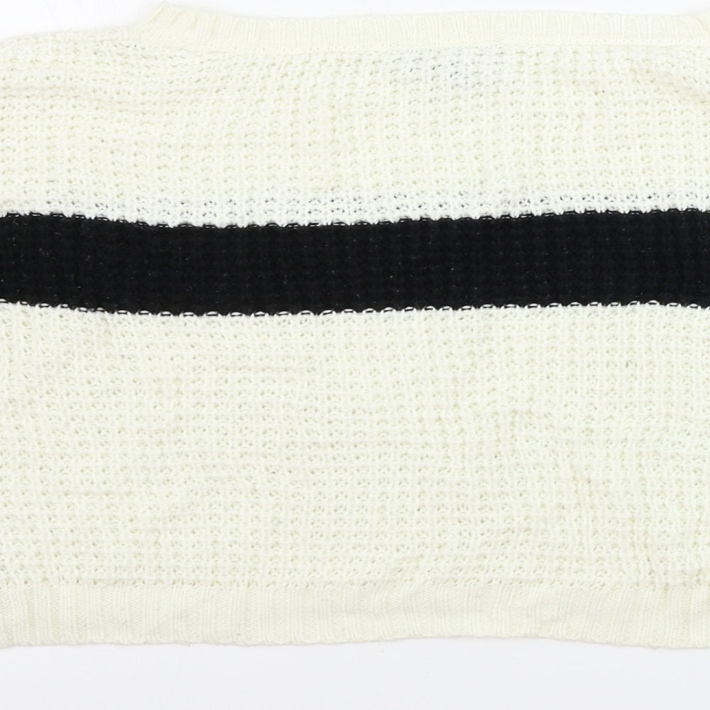 Topshop  Womens Ivory   Pullover Jumper Size 8