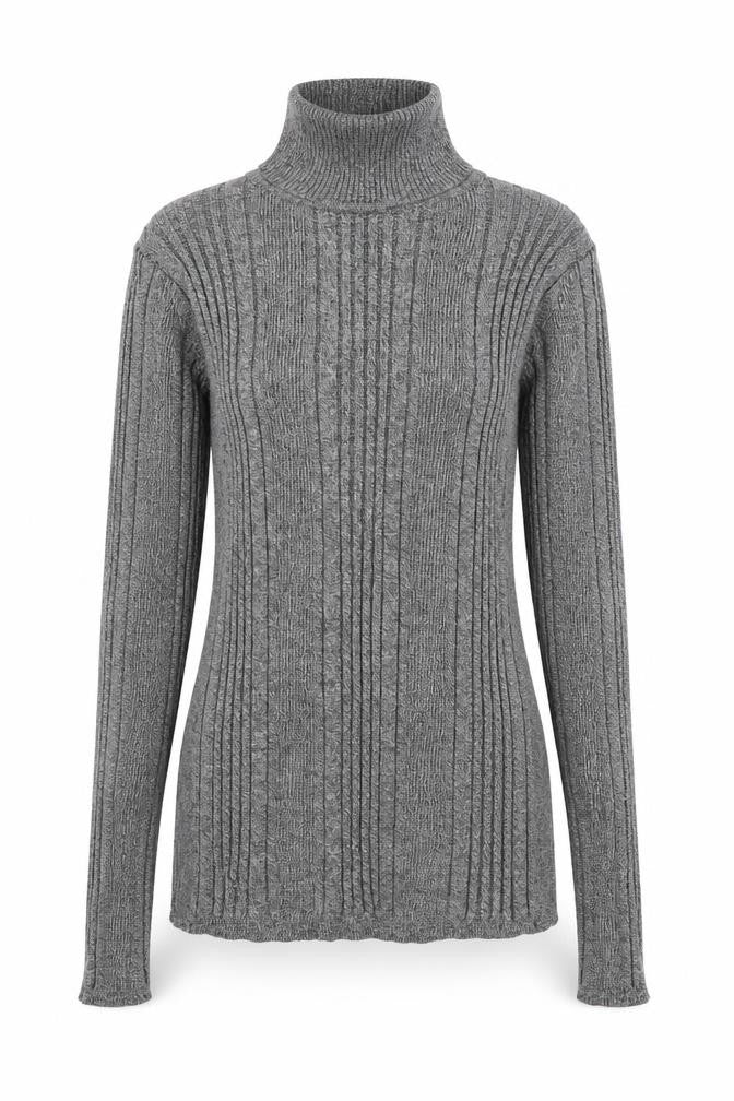 Marks and Spencer  Womens Grey   Henley Jumper Size 8