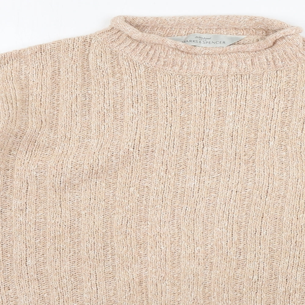 Marks and Spencer  Womens Beige   Pullover Jumper Size 10