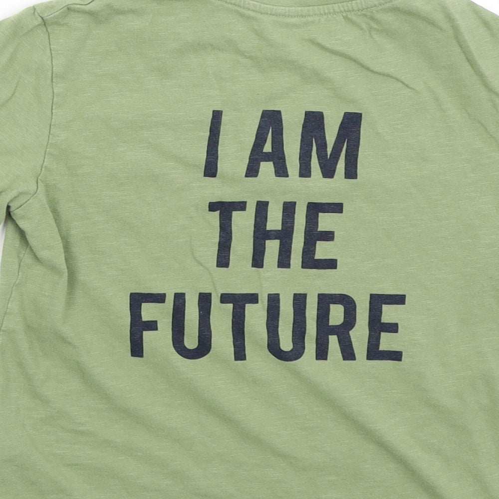 La Redoute Boys Green   Basic T-Shirt Size 6 Years  - I am the Future