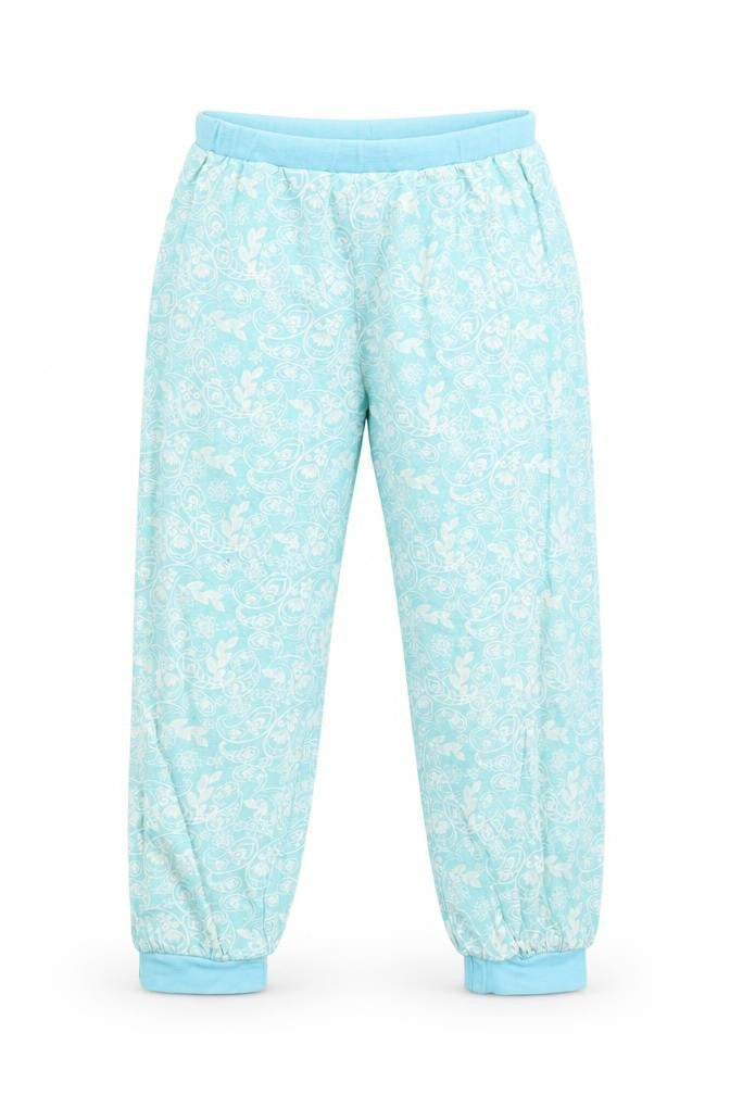 George Girls Green Floral   Pyjama Pants Size 6-7 Years