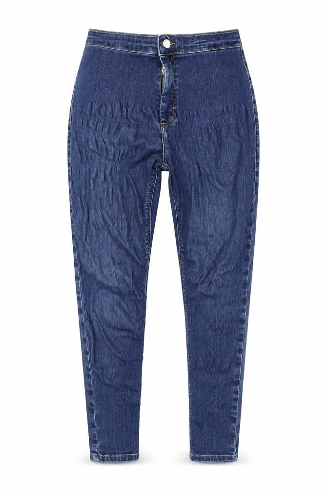 Topshop Womens Blue  Denim Skinny Jeans Size 32 L30 in