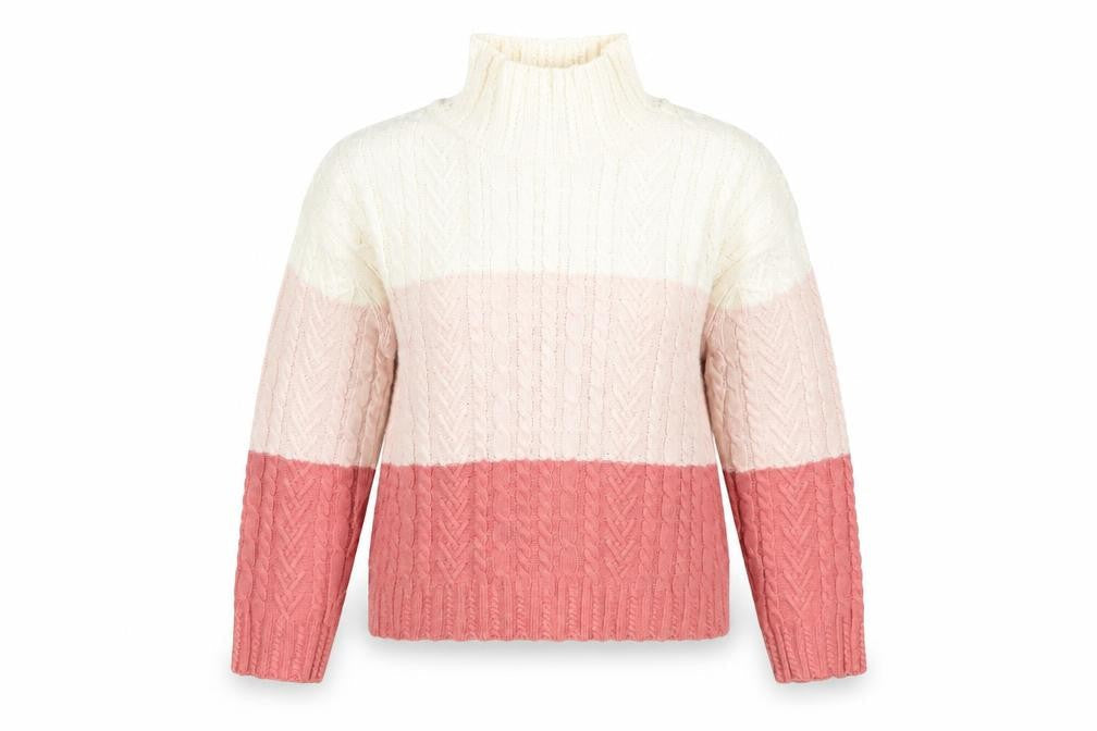 M&S Womens Multicoloured  Knit Pullover Jumper Size M