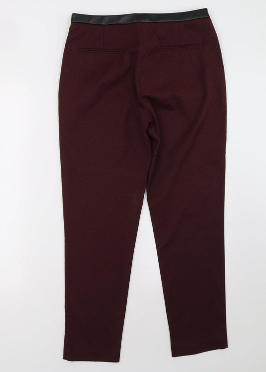 Oasis Womens Red   Trousers  Size 10 L28 in