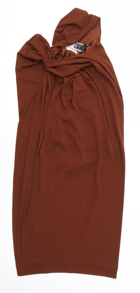 Mango Womens Brown   Bodycon  Size S