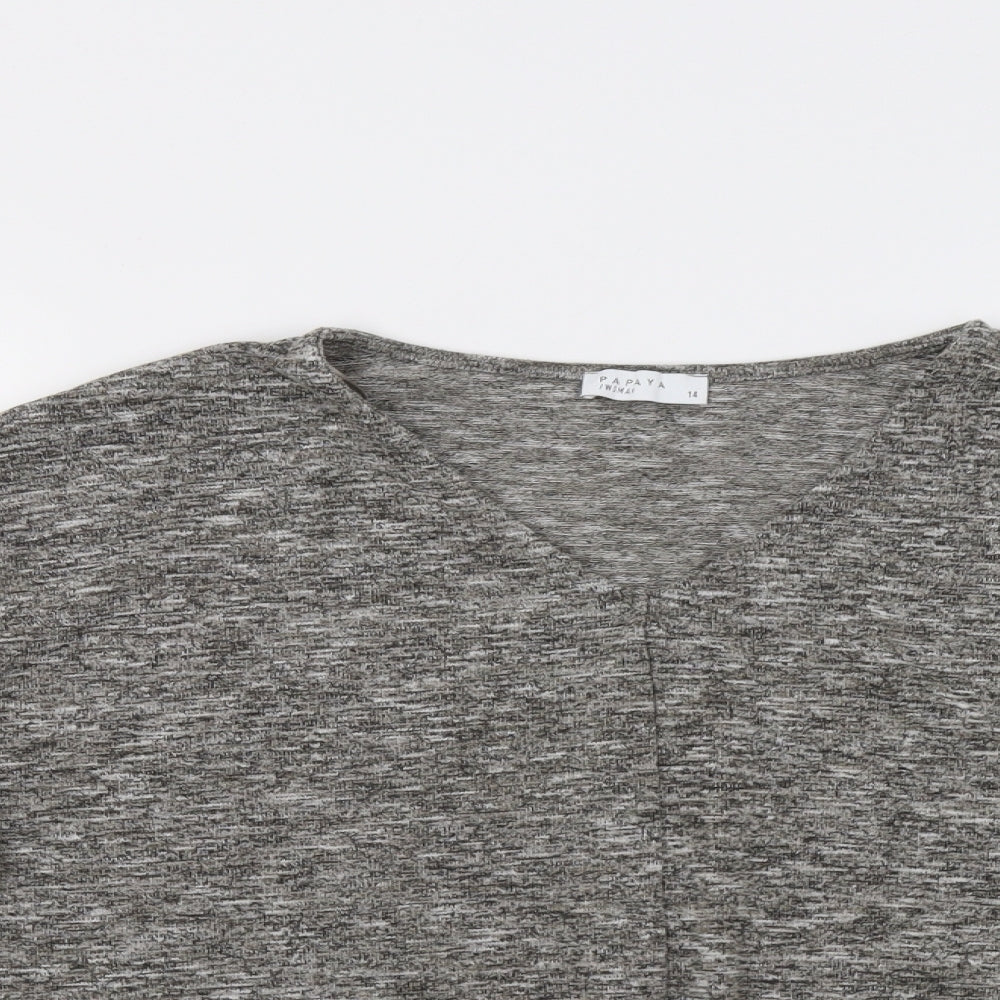 Papaya Womens Grey   Pullover Jumper Size 14