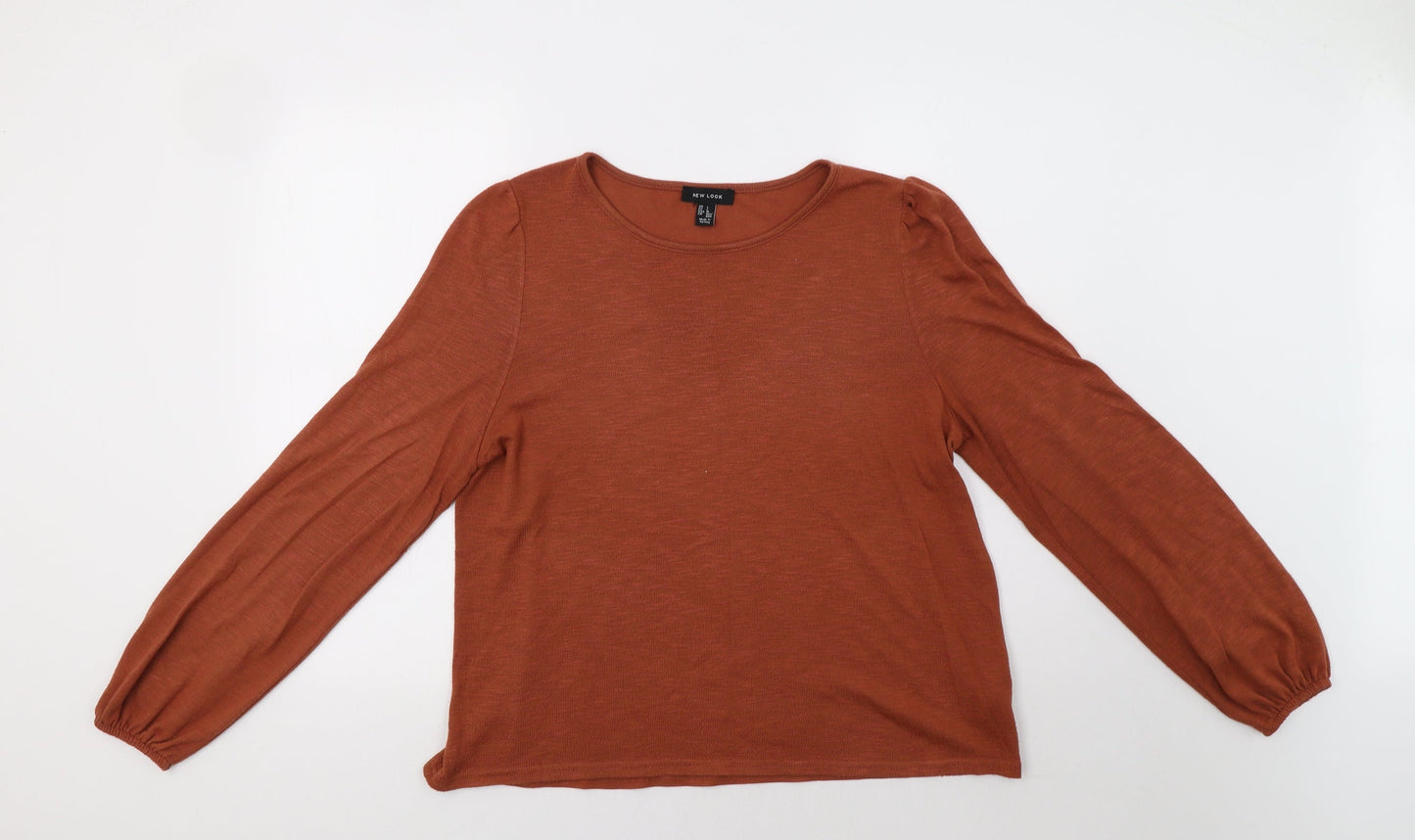 New Look Womens Brown   Pullover Jumper Size L
