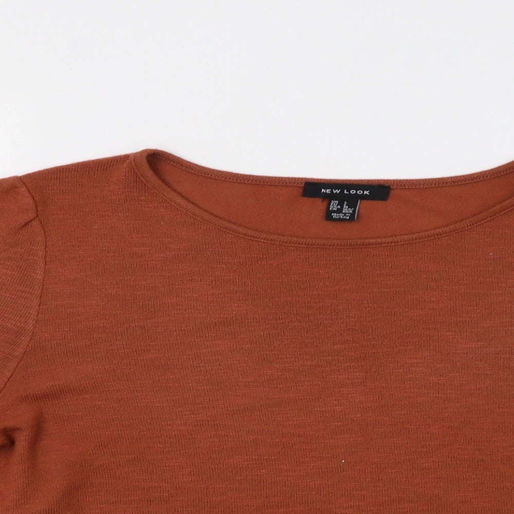 New Look Womens Brown   Pullover Jumper Size L
