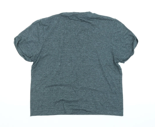 Miss Selfridge Womens Grey   Cropped T-Shirt Size S