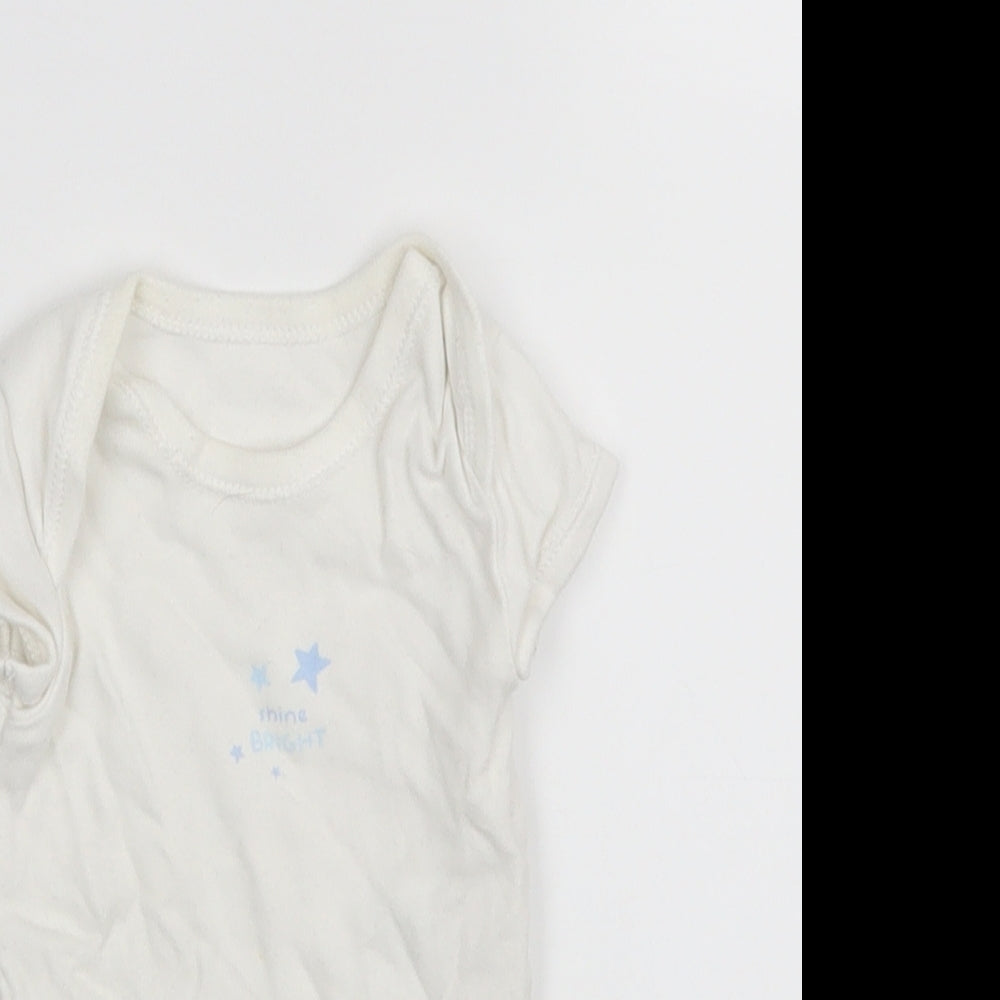 Matalan Boys White   Leotard One-Piece Size Newborn