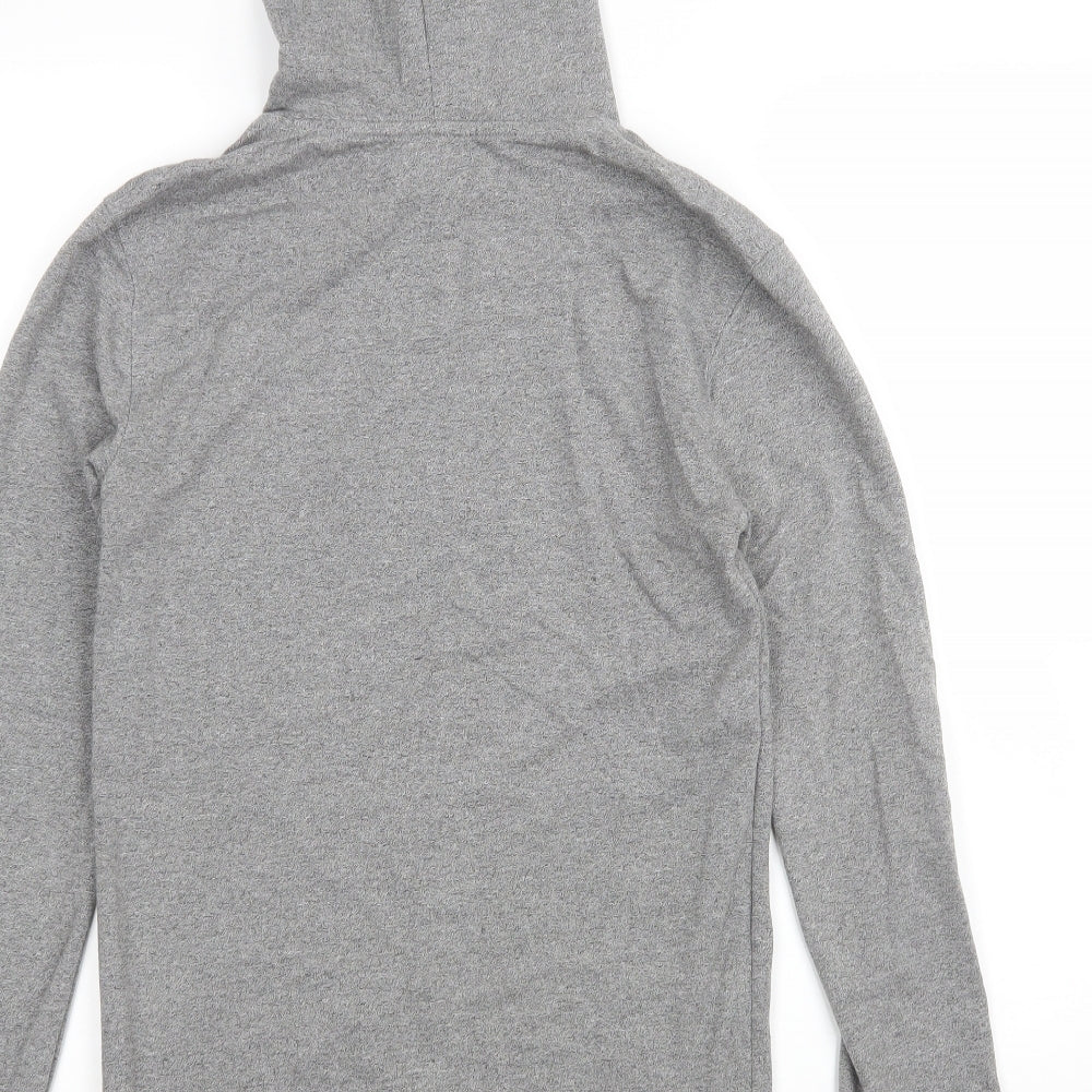 Topshop Womens Grey   Pullover Hoodie Size XS