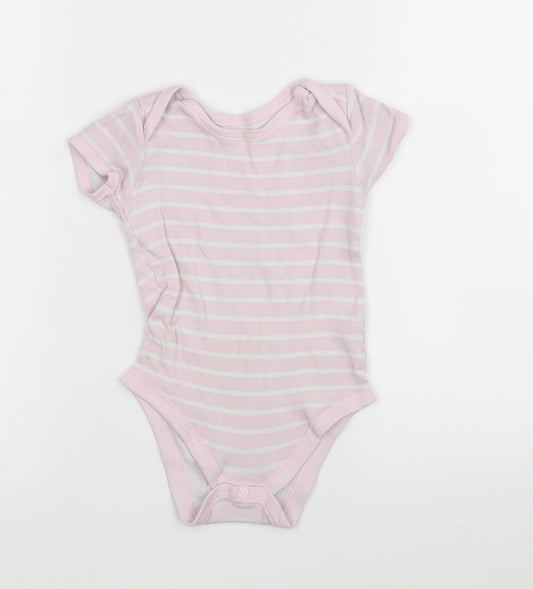 Matalan Girls Pink Striped  Leotard One-Piece Size 12-18 Months