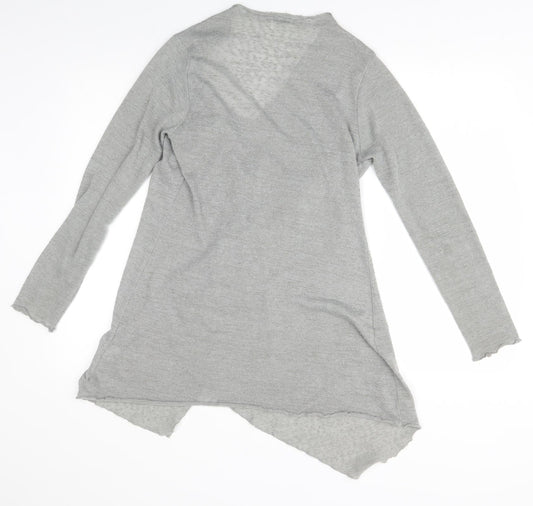 Quiz Womens Grey   Wrap Jumper Size 12