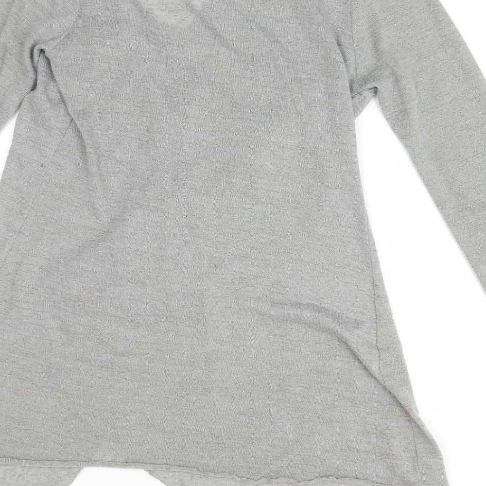 Quiz Womens Grey   Wrap Jumper Size 12