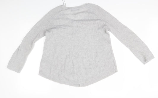 M&S Womens Grey   Pullover Jumper Size 12