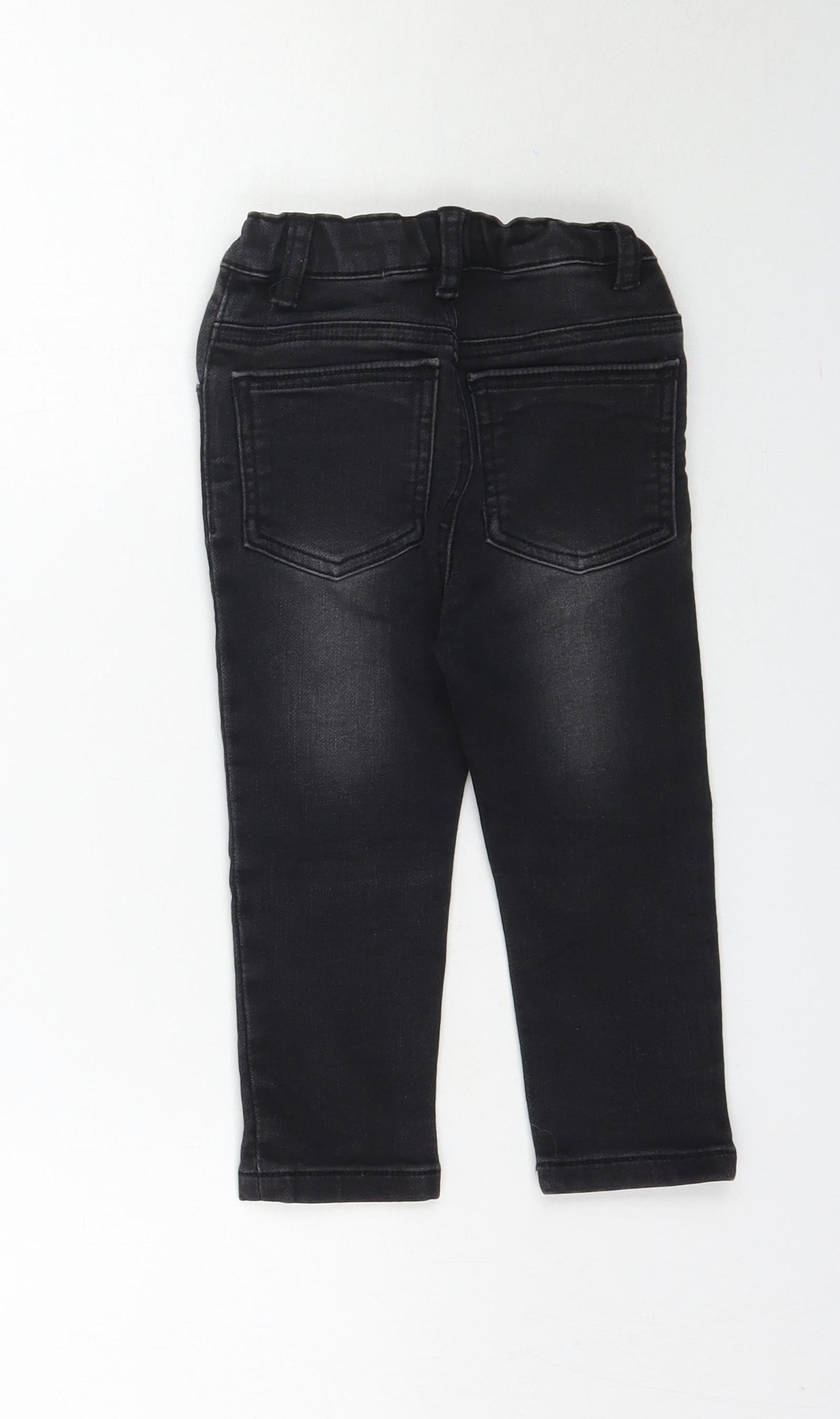 Matalan Boys Black  Denim Skinny Jeans Size 2-3 Years
