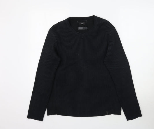 NEXT Mens Blue  Knit Pullover Jumper Size M