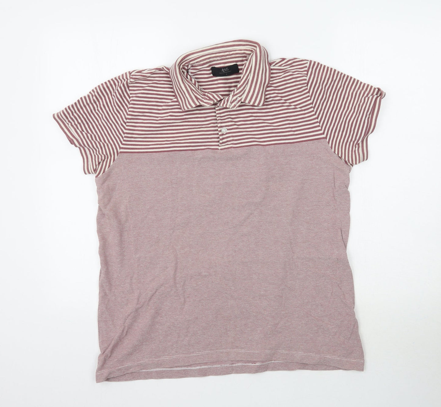 ACW85 Mens Purple    Polo Size L