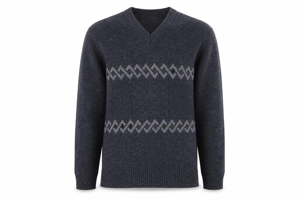 Hurton Harbour Mens Blue  Knit Pullover Jumper Size S