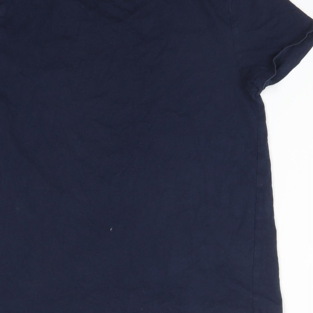 NEXT Womens Blue Solid   Pyjama Top Size S