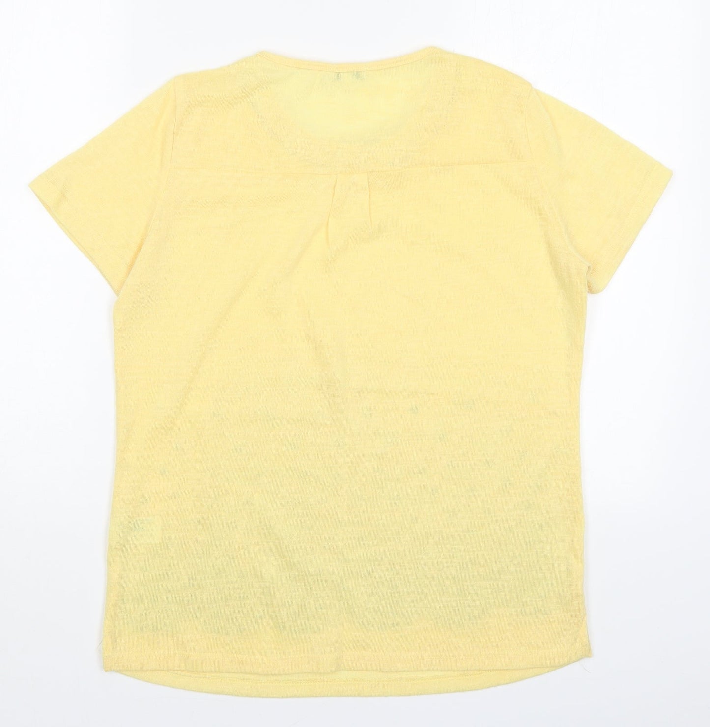 NEXT Womens Yellow   Basic T-Shirt Size S