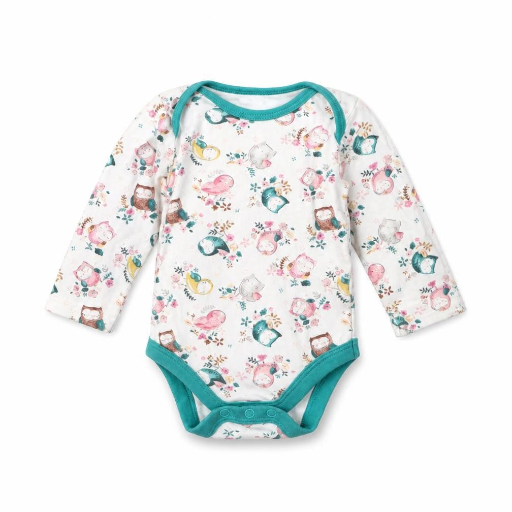 TU Girls White Animal Print  Babygrow One-Piece Size 3-6 Months
