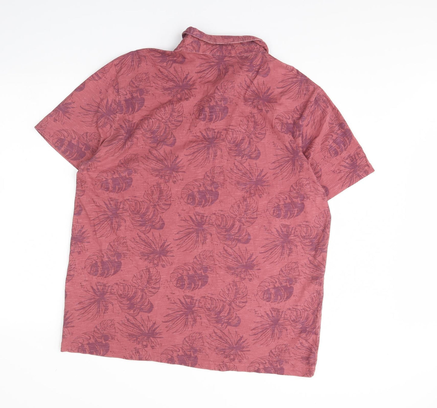 George Girls Red Floral  Basic Polo Size XL