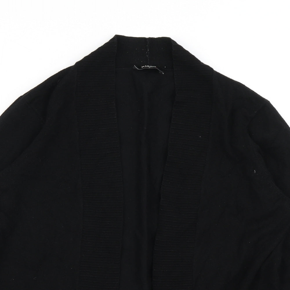 Klass Womens Black  Knit Cardigan Jumper Size M