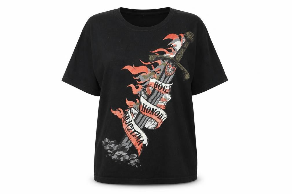 kenya Womens Black   Basic T-Shirt Size S
