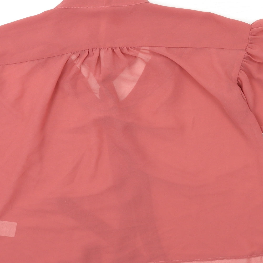 ALL ABOUT YOU Womens Pink   Basic Blouse Size S