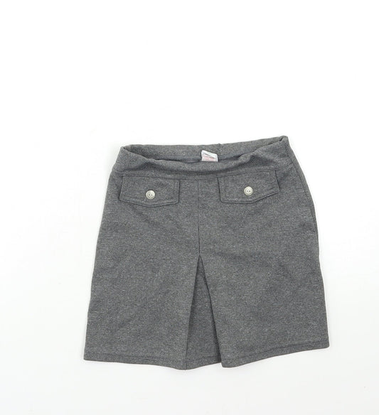Adams Girls Grey   A-Line Skirt Size 4 Years