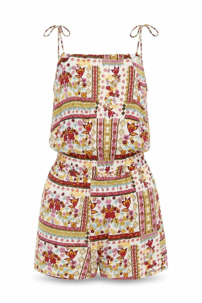 H&M coachella Womens Multicoloured Floral  Jumpsuit One-Piece Size 6