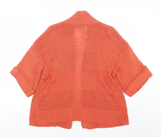Evie Womens Orange   Cape Jumper Size 12