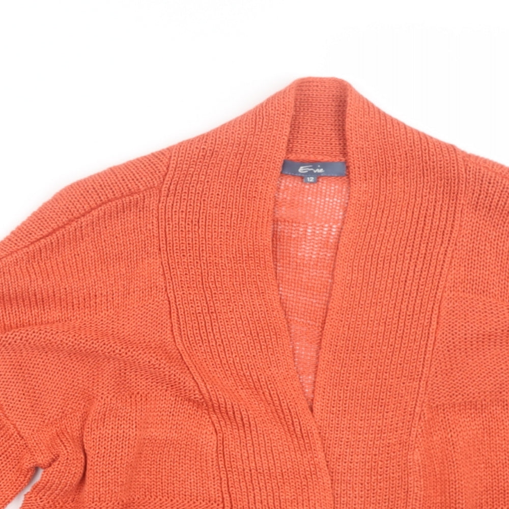 Evie Womens Orange   Cape Jumper Size 12