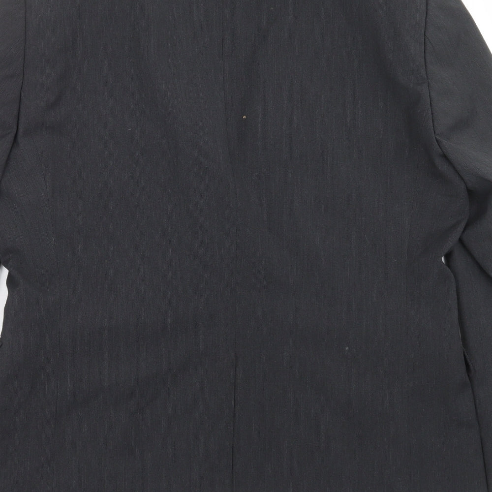 H&M Mens Grey   Jacket Suit Jacket Size 42