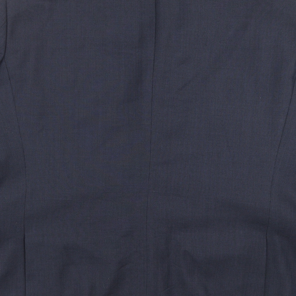 NEXT Mens Blue Geometric  Jacket Suit Jacket Size 42  - Tailored fit