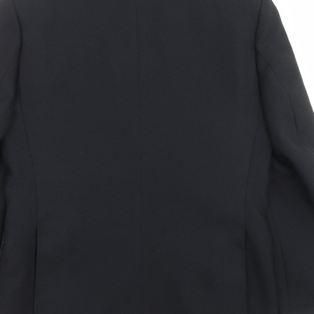 Dunn & CO Mens Black   Jacket Suit Jacket Size 40