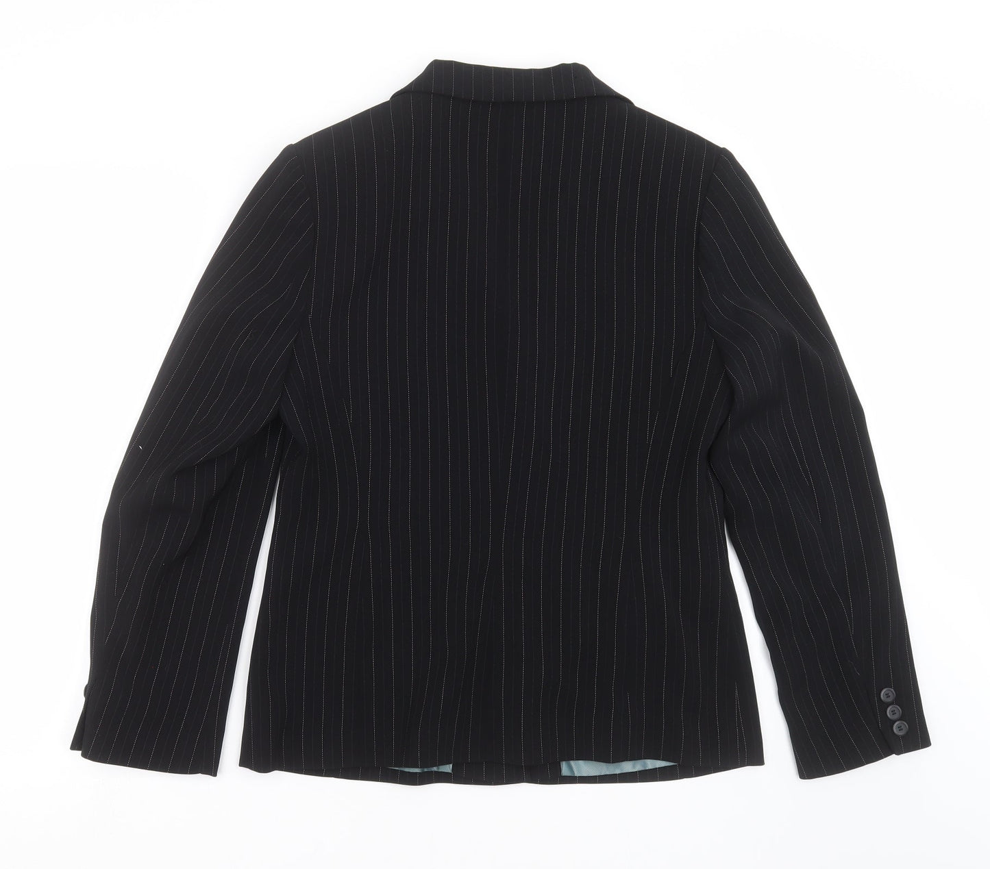 Dorothy Perkins Womens Black Striped  Jacket Suit Jacket Size 14
